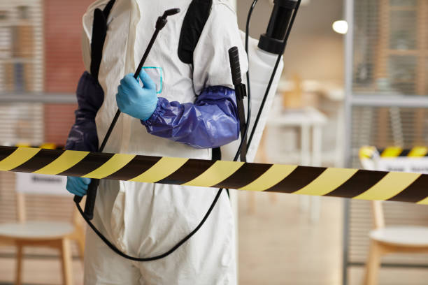 Professional Blood Cleanup technician working in Runge, TX